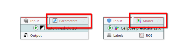 Example of parametric slots