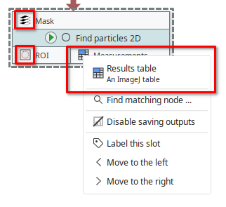 Example of the ROI data type