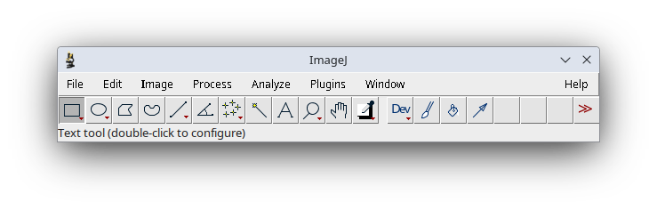 Screenshot of ImageJ