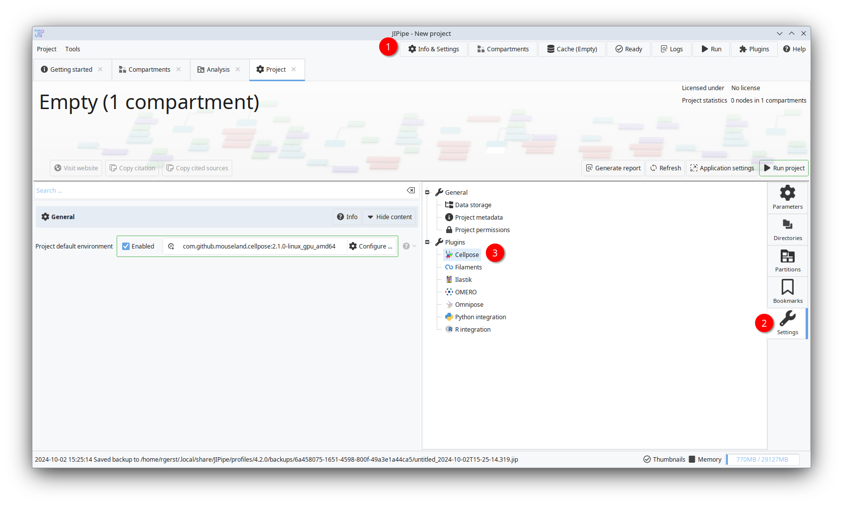 Artifact configuration in projects