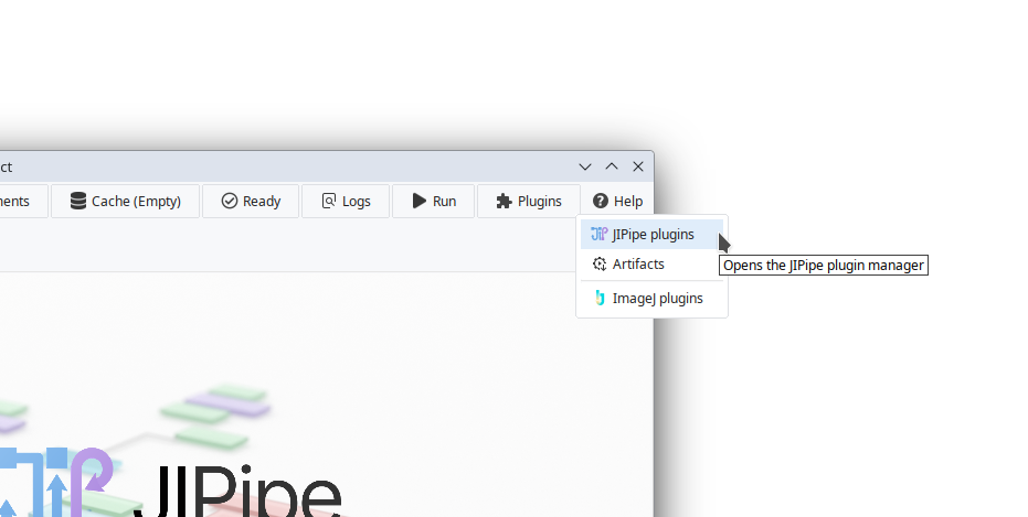 JIPipe plugin manager