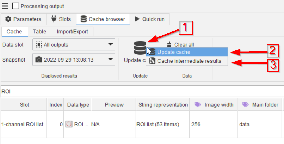 Illustration of the tutorial step
